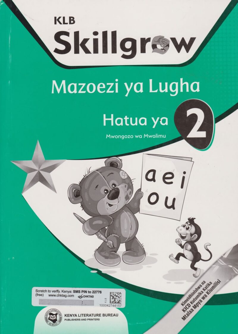 Skillgrow Mazoezi ya Lugha PP2 Teachers Guide