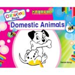 Queenex Colouring Book Domestic Animals by Munyi