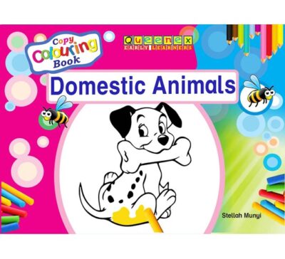 Queenex Colouring Book Domestic Animals by Munyi