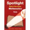 Spotlight Quick Revision Maths Form 1 and 2 by Weru