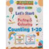 Queenex: Let’s Start Pasting & Colour Count 1-20 by Ekas Books