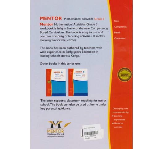 59a Mentor Mathematical Activities Learner’s Book Grade 3 by Mentor