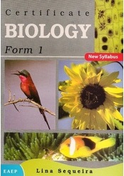 Certificate Biology Form 1 by Sequeira