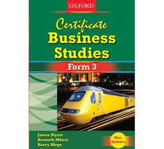 Certificate Business Studies Form 3
