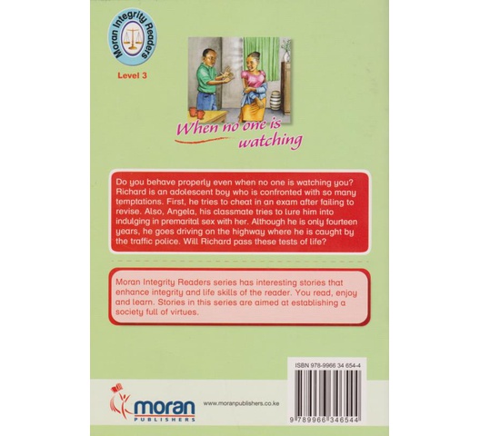 64a Moran Integrity Readers: When no one is Watching by Moran