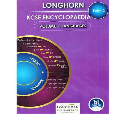 Longhorn KCSE Encyclopaedia F2 Vol 1 Languages