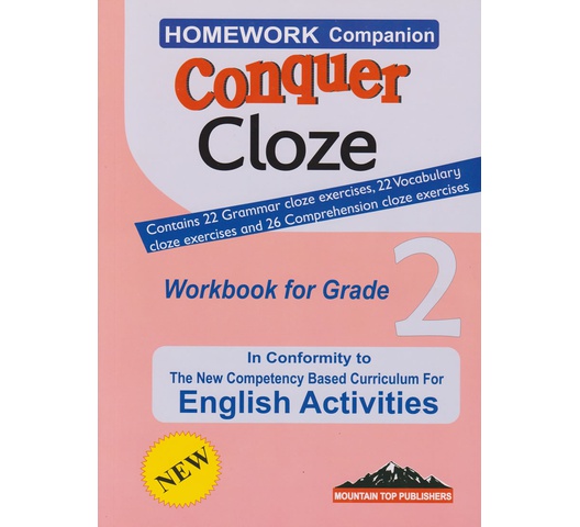 MTP Homework Conquer Cloze Workbook Grade 2