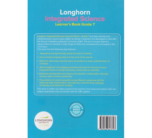Longhorn Integrated Science Grade 7