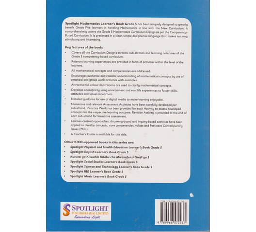 39a Spotlight Mathematics Learner's Book Grade 5 (Approved)