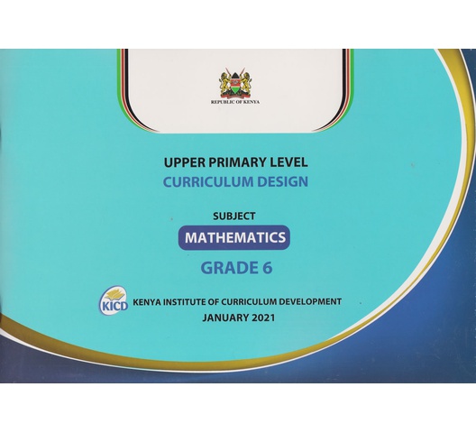 Upper Primary Level Curriculum Design Mathematics Grade 6