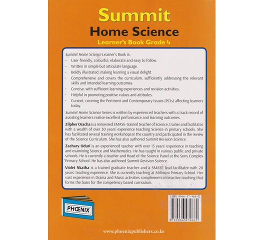 Summit Home Science Learner's Grade 4