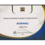 Junior Secondary Curriculum Design Kiswahili Grade 8